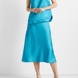 Club Monaco Bias MIDI Skirt